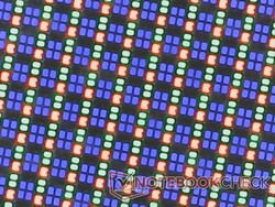 Skarpa RGB-OLED-subpixlar
