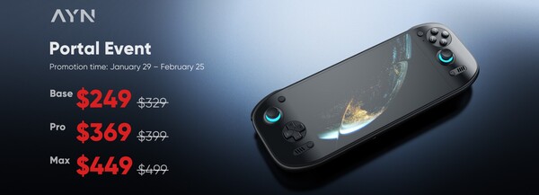 AYN har sänkt priset på Odin 2 Portal under en begränsad tid. (Bildkälla: AYN)