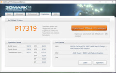 3DMark 11 (Ansluten till eluttag)