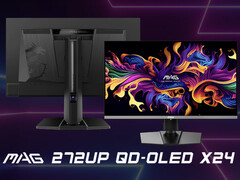 MAG 272UP X24 är en nedbantad version av MPG 272URX på några områden. (Bildkälla: MSI)