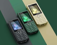 Nokia 300 Charge finns i tre färger: beige, grönt och svart.