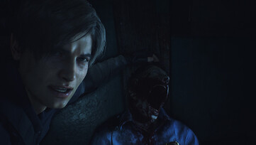 Resident Evil 2 gameplay skärmdump
