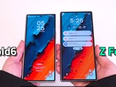 En hands-on video av en Samsung Galaxy Z Fold7 dummy, också jämfört direkt med föregångaren. (Bildkälla: TheSinza, Youtube)