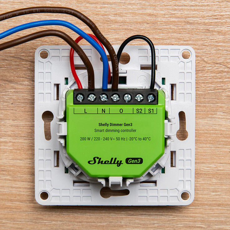 Shelly Dimmer Gen4 (Bildkälla: Shelly)