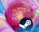 Summer Game Fest-bannern visas med Steam-logotyp