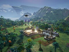 En bild som visar en stad i Aven Colony.