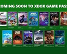 Xbox Game Pass maj 2026 uppställning.
