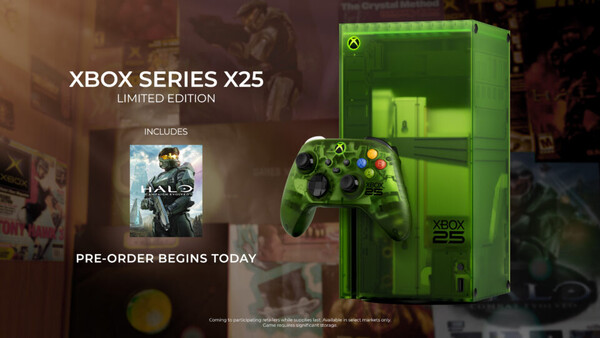 Xbox Series X25 Limited Edition levereras med en gratis nedladdning av Halo: Campaign Evolved.