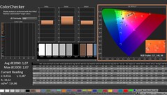 CalMAN: ColorChecker (kalibrerad)