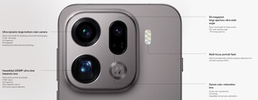 Kameraspecifikationer för Oppo Find X9 Pro.