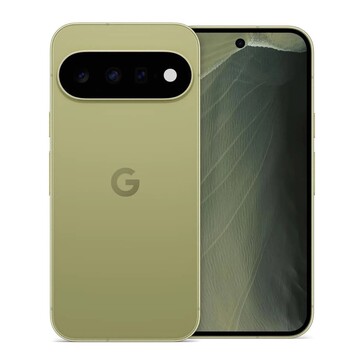 Google Pixel 11 i färgerna Pistachio och Moss