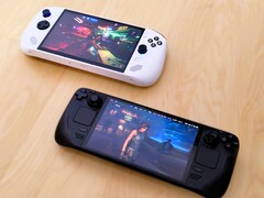 Handhållet spelande: En Valve Steam Deck och en Lenovo Legion Go S.