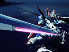 Bilden visar en skärmdump från Mobile Suit Gundam Seed Battle Destiny Remastered. (Bildkälla: Steam)