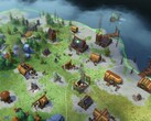 En bild som visar en by i Northgard: Definitive Edition.