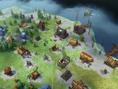 En bild som visar en by i Northgard: Definitive Edition.
