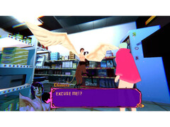 Sorry we're closed har en slående neonpunkestetik som gör att den sticker ut (Bildkälla: Steam)