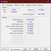 CPU-Z minne