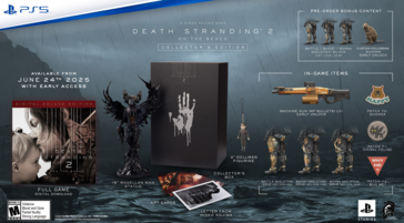 Förhandsbeställda utgåvor av Death Stranding 2 (Bildkälla: Kojima Productions X account)