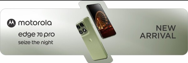 Motorola Edge 70 Pro har en böjd skärm.