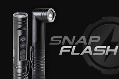 Den trådlösa inspektionskameran SnapFlash har en integrerad ficklampa i det vridbara huvudet.