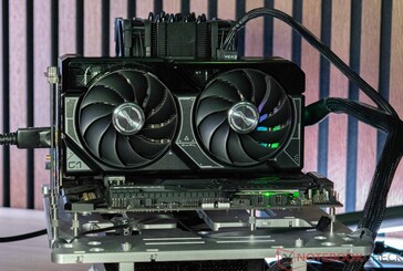 ASUS Dual GeForce RTX 4060 Ti OC under bullerutsläppstestet