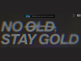 Sega Universes slogan "No Old Stay Gold" avbildad