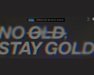 Sega Universes slogan "No Old Stay Gold" avbildad