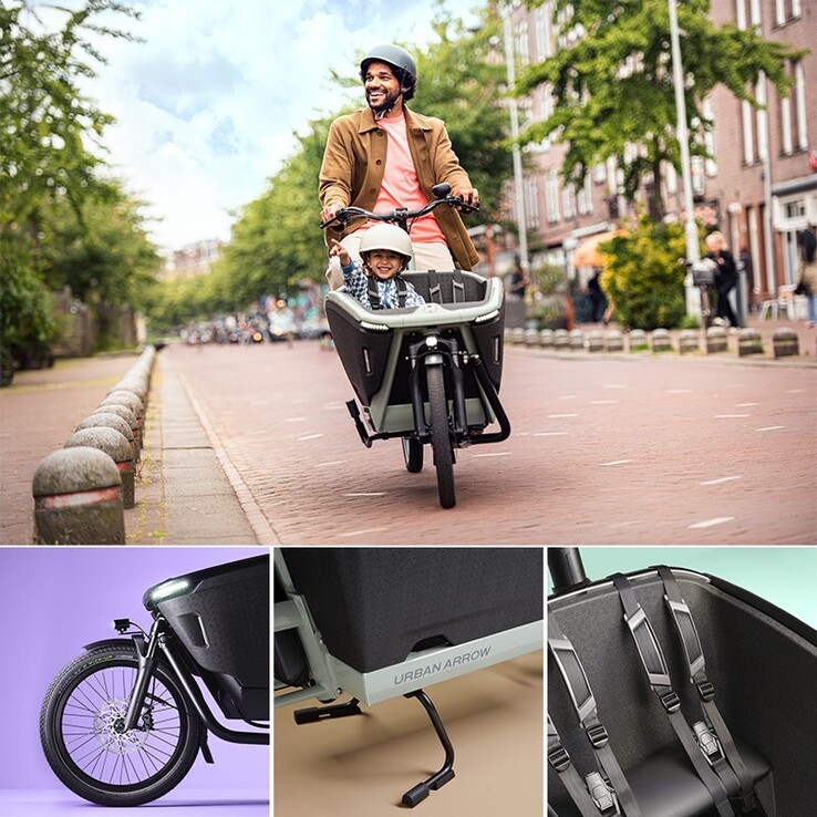 Urban Arrow FamilyNext Pro har nu en elegant ny rundad design (Bildkälla: Urban Arrow)