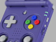 Anbernic RG34XX SP i sin Indigo-finish. (Bildkälla: Anbernic)