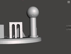 Mätning av 6 mm fasett på Scanbench i MeshMixer