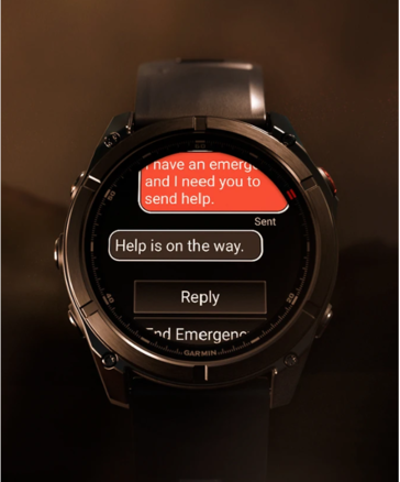Men den kan också rädda liv i en nödsituation. (Bildkälla: Garmin)