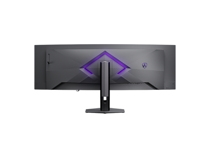 AOC Agon Pro AGP497UCZD gaming-skärm, bakifrån