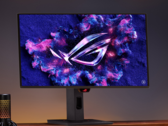 Asus ROG Strix OLED XG27UCDMG (bilden) har en Samsung-tillverkad QD-OLED-panel. (Bildkälla: Asus)