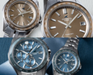 Överst har vi Casio Oceanus OCW-S400A-5AJF och OCW-S40-5AJF, medan vi längst ner har Oceanus OCW-S7000E-2AJF och OCW-S40-2AJF. (Bildkälla: Casio)