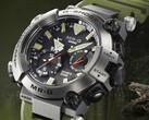 Casio presenterar toppmodellen av dykarklockan MR-G Frogman MRG-BF1000RG med motiv av en Goliatgroda. (Bildkälla: Casio)