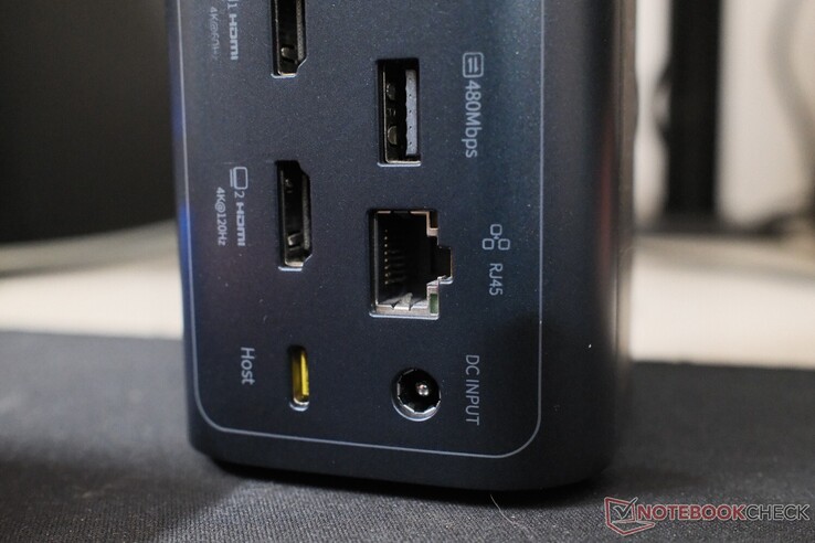 RD1 Pro har två HDMI-portar: en med 4K vid 120 Hz och en med 4K vid 60 Hz.