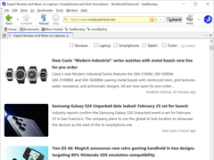 SeaMonkey 2.53.22 visar Notebookcheck's hemsida (Bildkälla: Skärmdump - Notebookcheck)
