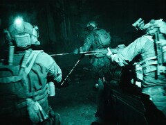 Battlefield 6 in-engine footage visar ett nattuppdrag med mörkerglasögon. (Bildkälla: Steam)