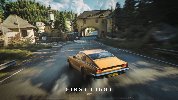 En James Bond-titel skulle inte vara komplett utan en spännande fordonsjakt. (Bildkälla: IO Interactive)
