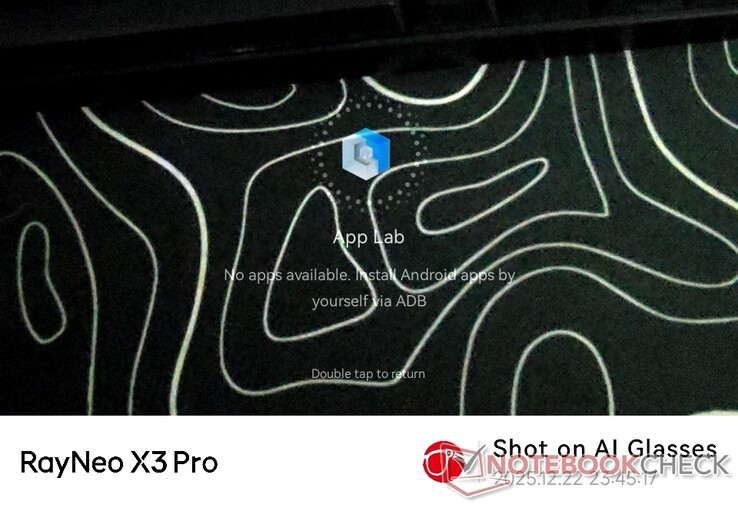 Utrymme för tredjepartsappar på glasögonen