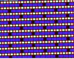 Tydliga OLED-subpixlar