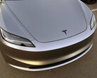 Model 3 från 2026 med kamera i främre stötfångaren och blinkersstjälk. (Bildkälla: Sawyer Merritt/X)