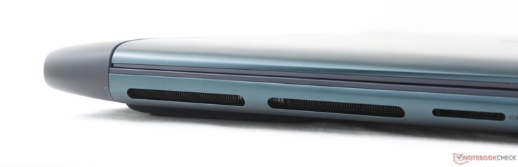 Vänster: SD-kortläsare, 3,5 mm headset