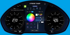 Xtreme Tuner Plus - RGB-meny