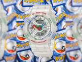 Den nya klockan från samarbetet mellan Casio och Pokémon har en liten hjälpurtavla som är utformad som en Poké Ball.