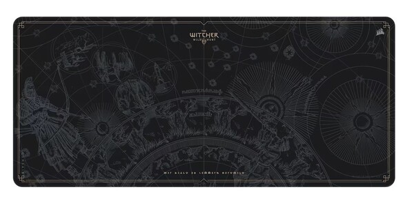 Corsair MM300 2XL Anti Fray Cloth Gaming Mouse Pad Witcher 3 - Wild Hunt 10th Anniversary Edition. (Bildkälla: Corsair)