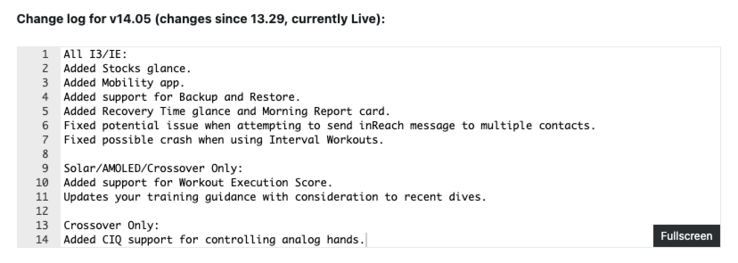 Releaseanteckningar för Garmin Instinct 3-serien betaversion 14.05