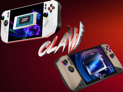 Den Ryzen Z2 Extreme-utrustade MSI Claw A8 har ännu inte blivit tillgänglig utanför Kina. På bilden: de två spelhanddatorerna. (Bildkälla: MSI - redigerad)