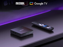 MEon1 är för närvarande tillgänglig för cirka 103 USD. På bilden: en reklambild av Google TV-boxen