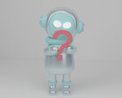 En generisk humanoid robot och ett frågetecken. (Bildkälla: Valeria Nikitina - Unsplash)